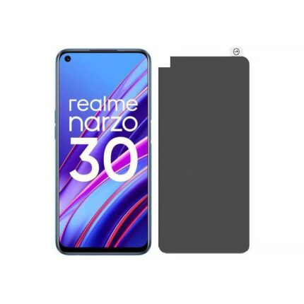 Privacy Screen Protector Compatible for Realme Narzo 30 128GB - Matte Finish