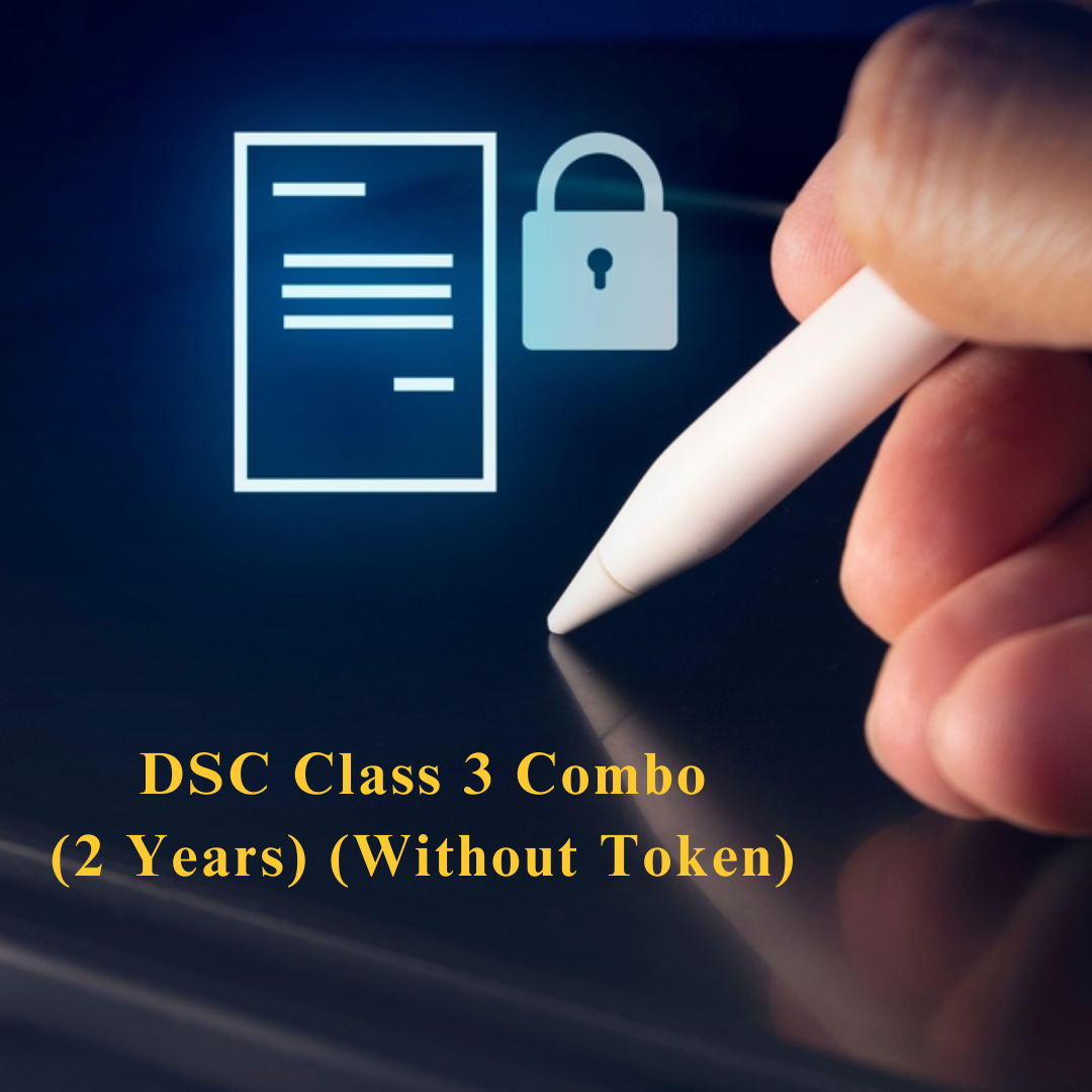 DSC Class 3 Combo(2 Years) (Without Token)